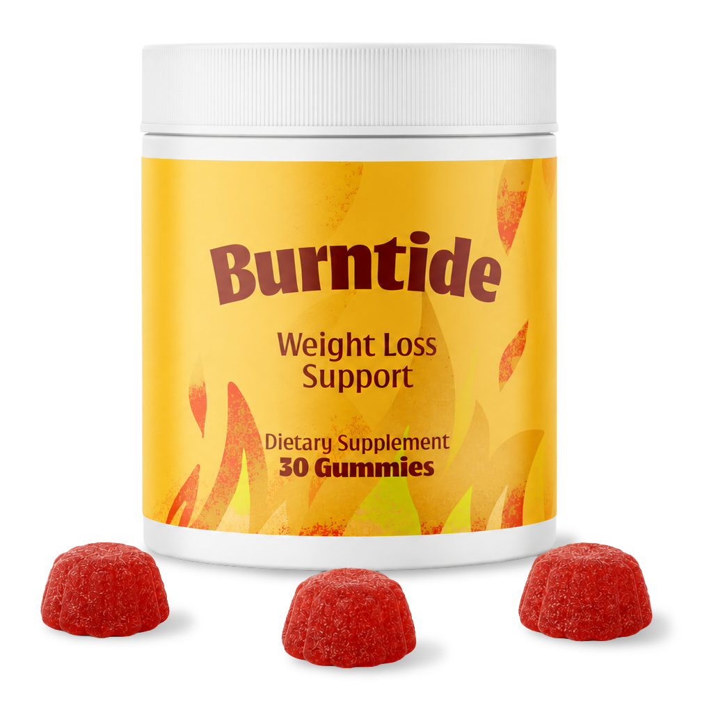 Burntide jar with gummies
